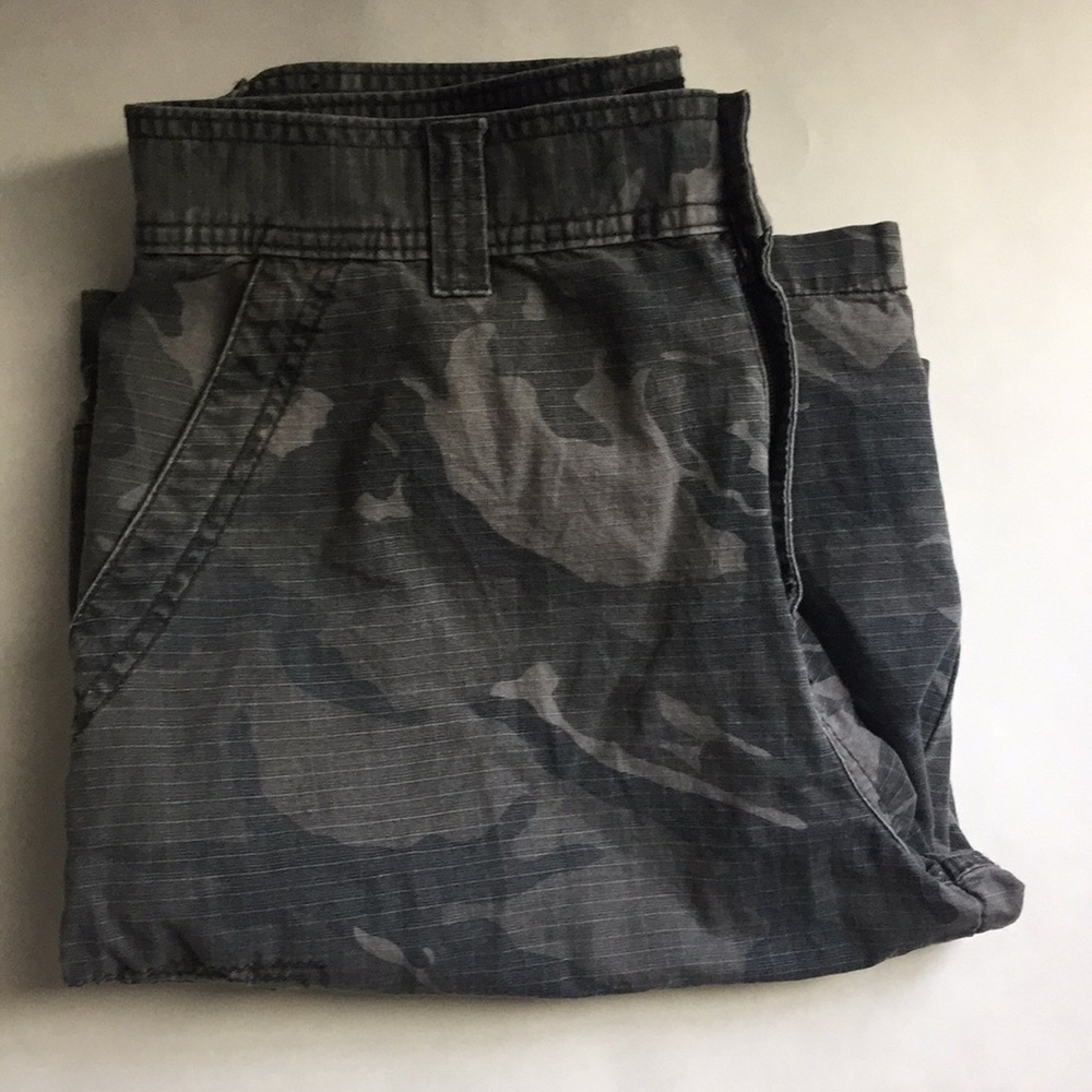 Carbon Camo Cargo Shorts